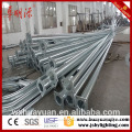 Self bend single arm galvanized street lighting pole 12m with price and drawing